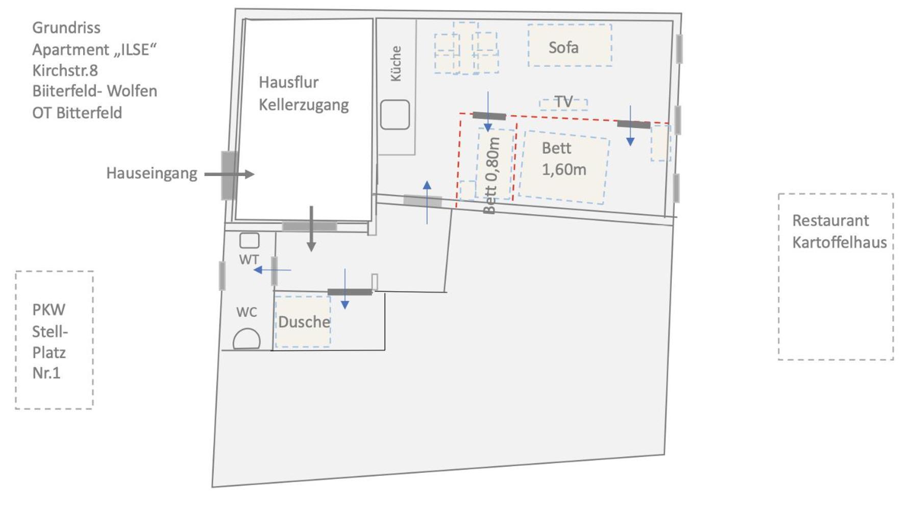 Appartement "Ilse" An Der Goitzsche Inklusive Parkplatz Bitterfeld-Wolfen Kültér fotó